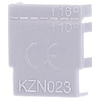 Hager KZN023 HAGER eindkap KZN023 voor 3-fasenrail End cap Wit 1 stuk(s)