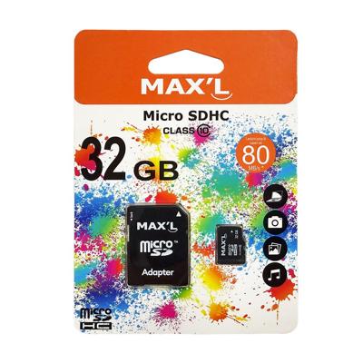 Maxell 32GB MicroSD class 10 + SD adapter | 80Mb/s read, 20Mb/s write