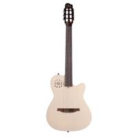 Godin Multiac Mundial Ozark Cream elektrisch-akoestische klassieke gitaar met gigbag - thumbnail