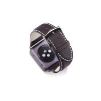 dbramante1928 Copenhagen Apple Watch bandje 38 / 40 mm grijs / donkerbruin - thumbnail