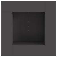 Vuurkorf Zwart 80 x 80 x 40 cm Koudgewalst staal - thumbnail