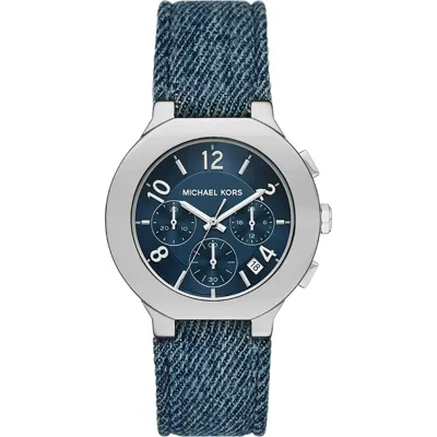 Horlogeband Michael Kors MK7524 Leder Blauw 14mm
