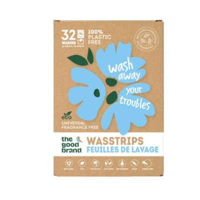 The Good Brand Wasstrips - parfumvrij - 32 stuks