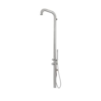Buitendouche Fortifura Outdoor Original Wandmodel Met Handdouche Geborsteld RVS Fortifura Buitendouche Fortifura Outdoor Original Wandmodel Met Handdouche Geborsteld RVS Fortifura