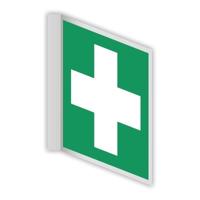 EHBO haaks bord - Standaard, 150 x 150 mm - thumbnail