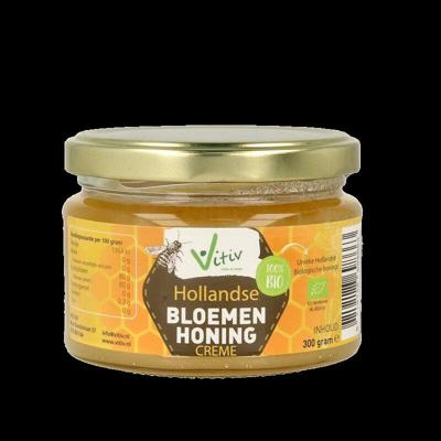 Vitiv Creme honing bio 300 Gram