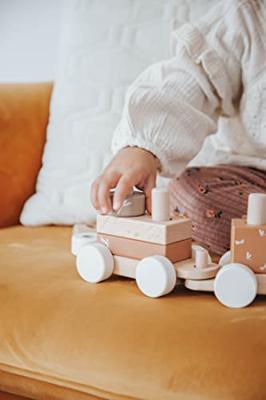 Label Label Stapeltrein nougat