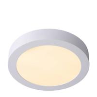 Lucide BRICE-LED - Plafonnière Badkamer - Ø 24 cm - LED Dimb. - 1x15W 3000K - IP44 - Wit - thumbnail