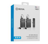 Boya 2.4 ghz duo lavalier microfoon draadloos by-wm4 pro-k6 voor android - thumbnail