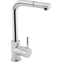 Keukenmengkraan Cocoon met Draaibare en Uittrekbare Uitloop Chroom VM Go - thumbnail