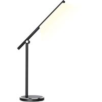 LED Bureaulamp 8W - USB Oplaadfunctie & Kleurinstelling - Mat Zwart - thumbnail