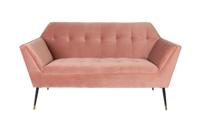 Dutchbone 2-zits Bank 'Kate', kleur Roze - thumbnail
