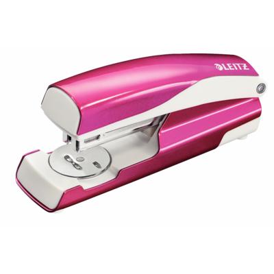 Leitz NeXXt WOW 5502 nietmachine, roze metallic, op blister Leitz NeXXt WOW 5502 nietmachine, roze metallic, op blister