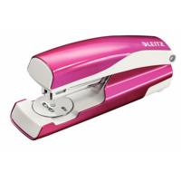 Leitz NeXXt WOW 5502 nietmachine, roze metallic, op blister - thumbnail