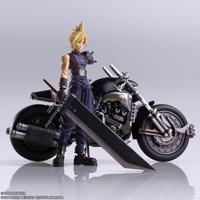 Final Fantasy VII Bring Arts Action Figure and vehicle Cloud Strife & Hardy-Daytona 15 cm - thumbnail