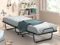 Logeerbed BRUSSELOS 90x200 cm metaal - thumbnail