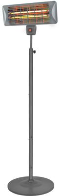 Eurom Q-time 2000S Patioheater Terrasverwarmer Zwart