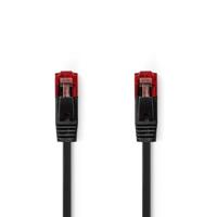 Nedis CAT6 Netwerkkabel | RJ45 Male | RJ45 Male | U/UTP | 2.00 m | Snagless | Plat | PVC | Zwart | Label - CCGL85215BK20 - thumbnail