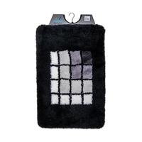 Wicotex badmat 60x90 cm. acryl zwart blok 4672-801 - thumbnail