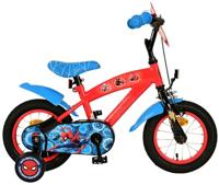 Yipeeh Spider-man kinderfiets - jongens - 12 inch - blauw/rood - thumbnail