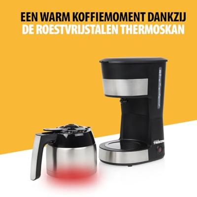 Tristar Koffiezetapparaat Zwart Capaciteit koppen: 10 Warmhoudfunctie