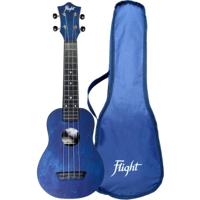 Flight Travel Series TUS35 Dark Blue sopraan ukelele met gigbag - thumbnail