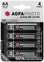 AgfaPhoto Ultra LR6 AA batterij (penlite) Alkaline 1.5 V 4 stuk(s) - thumbnail