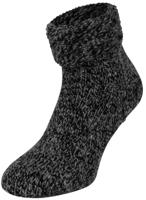 Homesocks huis sokken met antislip - Antislip sokken met extra grip - Siliconen - Wollen winter sokken - 38 - Zwart | Dames slip - Onderbroek - - - thumbnail