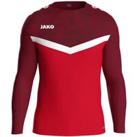 JAKO 8824K Sweater Iconic Kids - Rood/Wijnrood - 128 - thumbnail