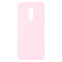 Shop4 - OnePlus 7T Pro Hoesje - Zachte Back Case Mat Roze - thumbnail