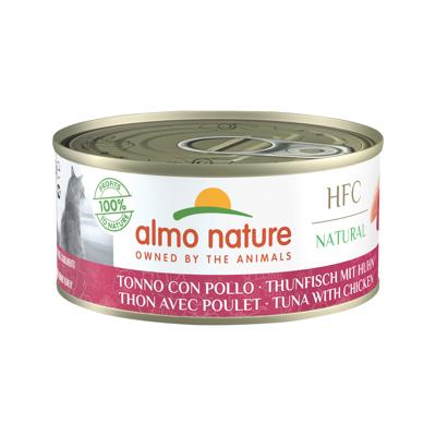 Almo Nature HFC Natural tonijn en kip natvoer kat (150 g) 12 x 150 g Almo Nature HFC Natural tonijn en kip natvoer kat (150 g) 12 x 150 g