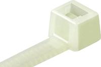 HellermannTyton 138-00028 UB160C-N-PA66-NA Kabelbinder 160 mm 4.60 mm Natuur 100 stuk(s) - thumbnail
