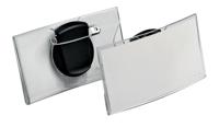 Badge Durable 8124 convex met combiklem 40x75mm - thumbnail