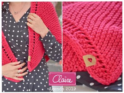 Voor en najaar omslagdoek Breipatroon