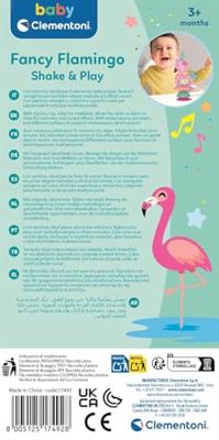 Clementoni Baby Shake & Play Flamingo + Geluid