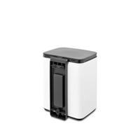 Brabantia Bo afvalemmer 7 liter met kunststof binnenemmer white - thumbnail