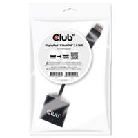 club3D CAC-2070 DisplayPort Adapter [1x DisplayPort stekker - 1x HDMI-bus] Zwart 0 mm - thumbnail