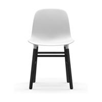 Normann Copenhagen Form eetkamerstoel White vierpoot zwart eikenhout - thumbnail