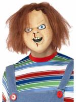 Chucky masker met haar - thumbnail