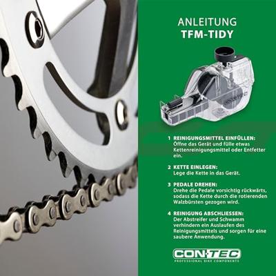 CONTEC kettenreinigungsgerät "tfm-tidy" ct chain cleaning device tfm-tidy CONTEC kettenreinigungsgerät "tfm-tidy" ct chain cleaning device tfm-tidy