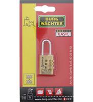 Burg Wächter 2851 Hangslot 22.50 mm Messing Cijferslot - thumbnail