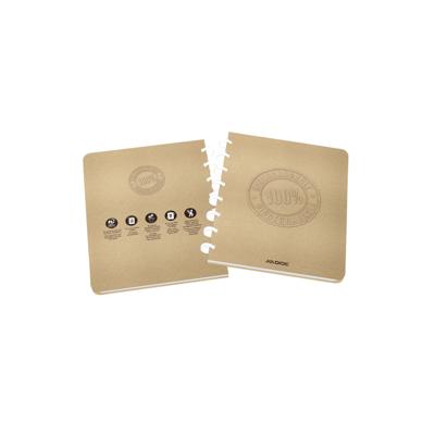 Schrift Adoc BIO A5 ruit 5x5mm 144 pagina's 90gr kraft Schrift Adoc BIO A5 ruit 5x5mm 144 pagina's 90gr kraft