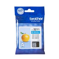 Brother inktcartridge, 200 pagina's, OEM LC-3211C, cyaan - thumbnail