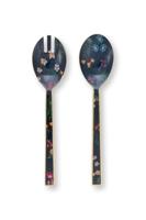 Pip Studio Set/2 Geëmailleerd Saladebestek Berry Blues - thumbnail