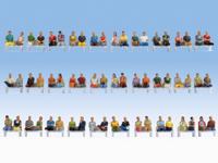 Noch 16072 H0 Voordeelset reizigers, zonder benen - thumbnail