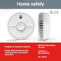FireAngel optische rookmelder - 9V - SB5-INT - thumbnail