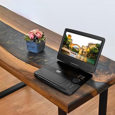 Denver MT-1097 Draagbare DVD-speler 25.4 cm 10 inch Energielabel: C (A - G) Werkt op een accu, Incl. 12 V auto-aansluitkabel Zwart