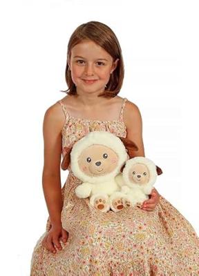 Hoody Pets Hondenknuffel - GIPSY TOYS - Crème, 24 cm