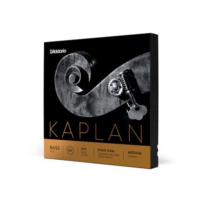 D'Addario KS610 3/4M Kaplan Solo Bass String Set,Medium Tension contrabas snarenset D'Addario KS610 3/4M Kaplan Solo Bass String Set,Medium Tension contrabas snarenset