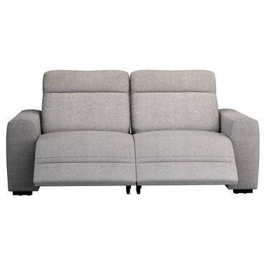 Bank James verstelbaar 3-zits - stof Belfast - grijs - Leen Bakker